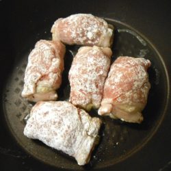 豚モッツァレラチーズ焼き