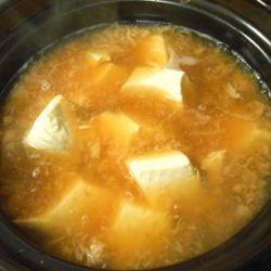 豆腐鶏がらスープ