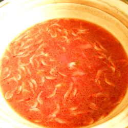 桜えびトマト缶煮