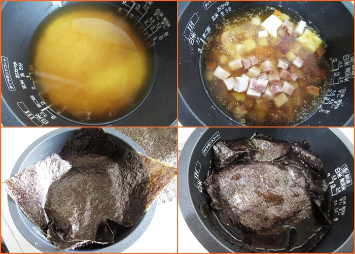 家事ヤロウ　焼き海苔　炊き込みご飯　レシピ　炊飯器