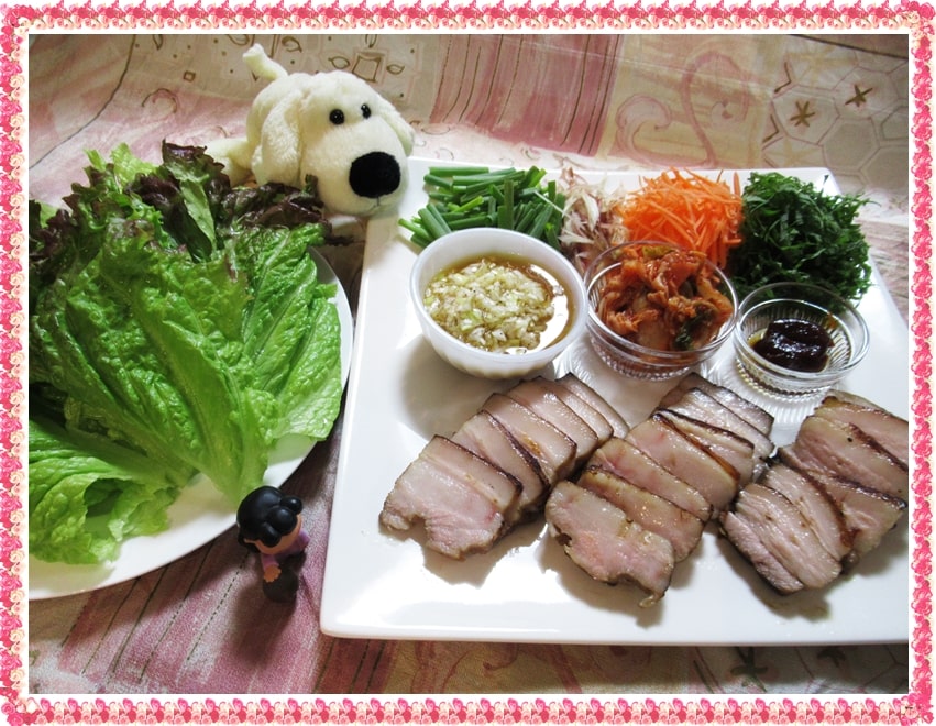 ポッサム,作り方,レシピ,韓国料理,ダイエット,豚ばら肉,低温調理,